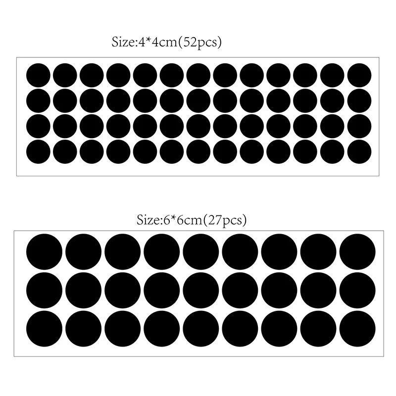 

27/52Pcs Dots Kids Room Home Decor Wall Stickers Vinyl Wallpaper For Baby Nursery Bedroom Sticker