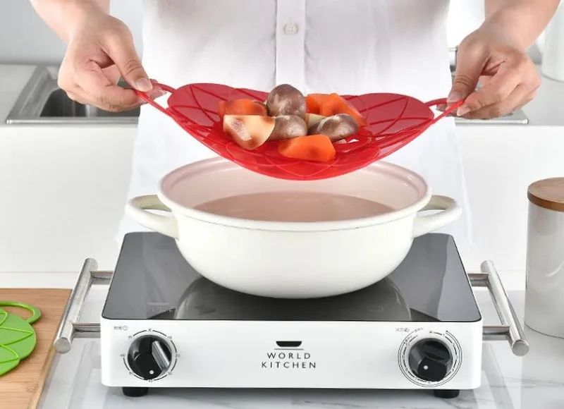 Кухонные приборы силиконовая крышка пробка от протекания для кастрюли крышки