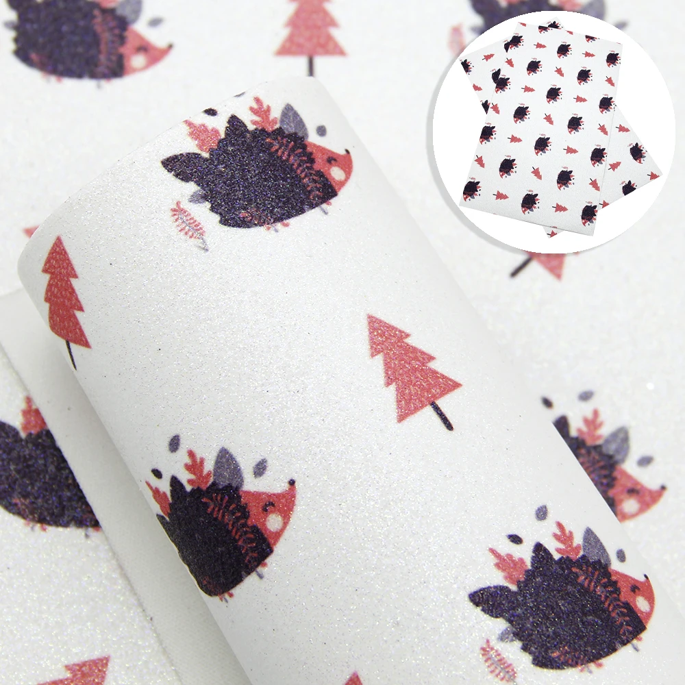 

20*33cm Animal Series Printed Fine Glitter Leather Fabric Faux Leather For Handbag Wallet Earrings Making,1Yc9043