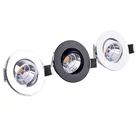 Светодиодный светильник с регулируемой яркостью COB потолочные точечные светильники 5 Вт 7 Вт Светодиодный светильник для спальни, кухни, внутреннего потолка, встраиваемые светильники AC110V 220 В