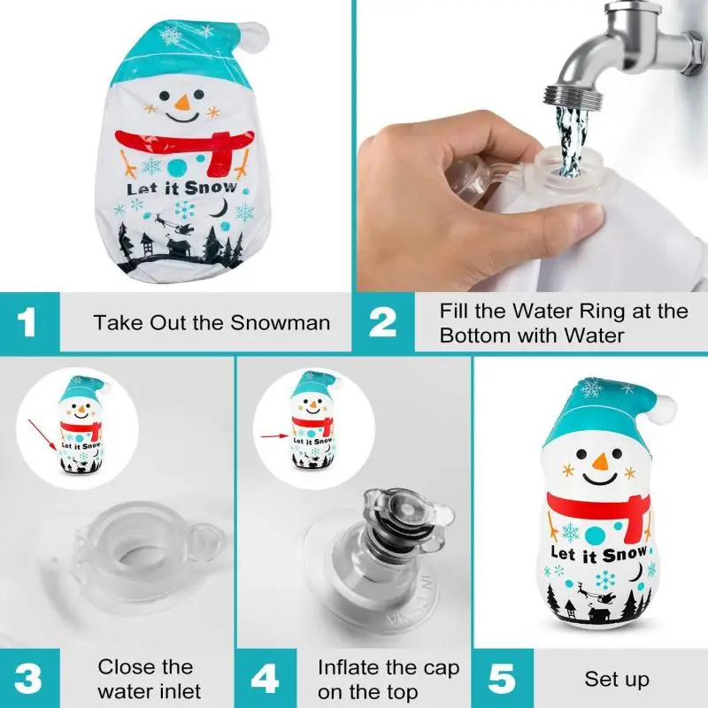 

Christmas Snowman Tumbler Cute Decoration Inflatable Tumbler Tumbler Beautiful Christmas Inflatable Snowman Festival Doll 1.1M