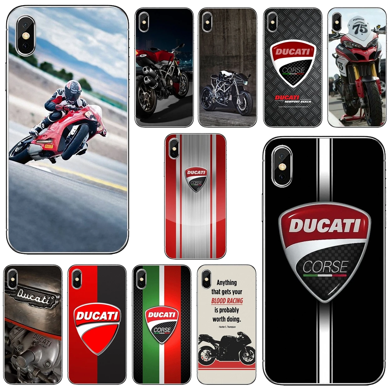 Силиконовый чехол для Xiaomi Redmi 2 S2 3 3S 4 4A 5 5A 6 6A 7A 9 9T 9C 9A Pro Pocophone F1 DRACO-DUCATI-Ventare |