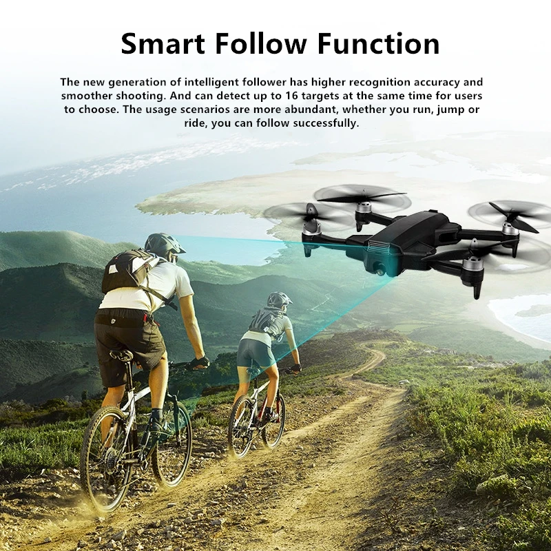 

5G WIFI FPV GPS Brushless RC Drone Professional with 6K EIS HD Camera Real-time Transmission RC Quadcopter Optical flow position