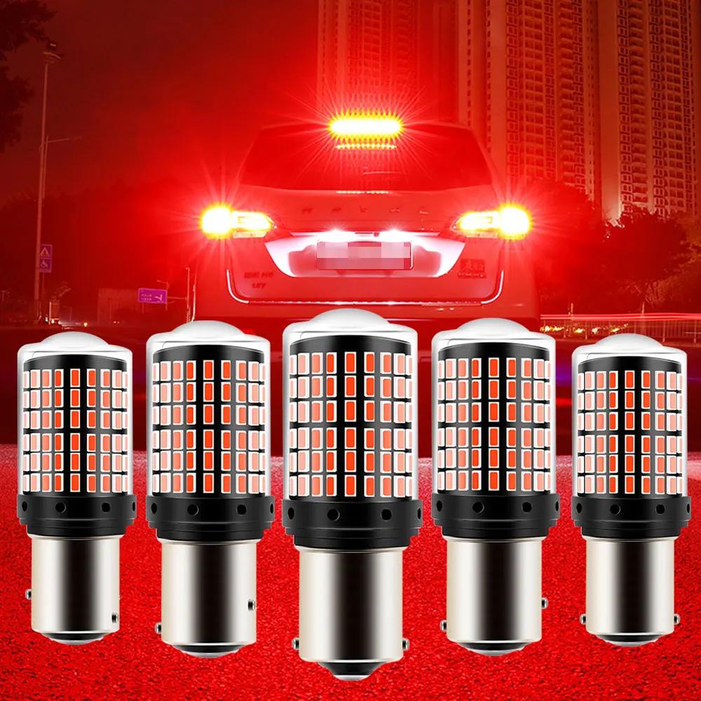 

Super Red Canbus No Error 1156 1157 P21W P21/5W P21/4W PR21/5W BA15S BA15D BAZ15D BAW15D BAY15D P21 5W LED Car Brake Tail light