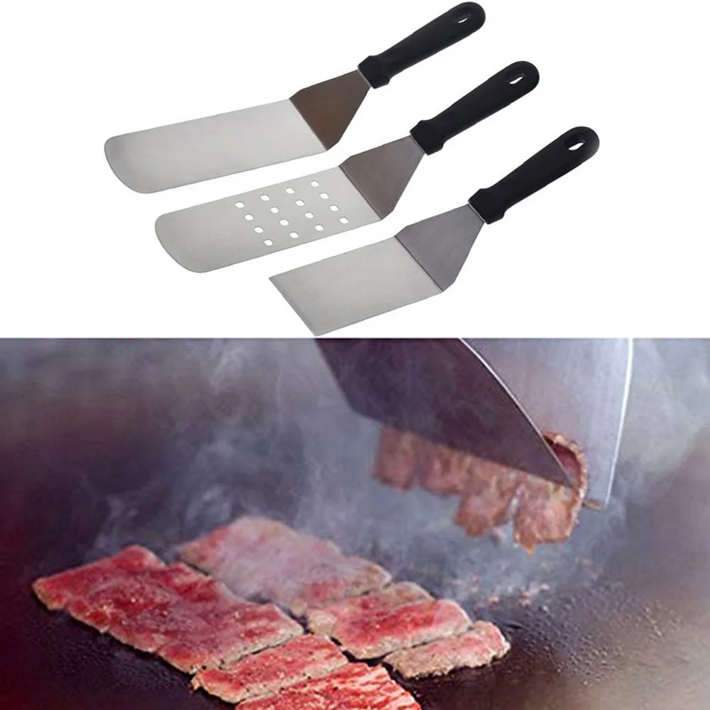 Нержавеющая сталь пластиковая ручка для приготовления шпателей кухонная посуда