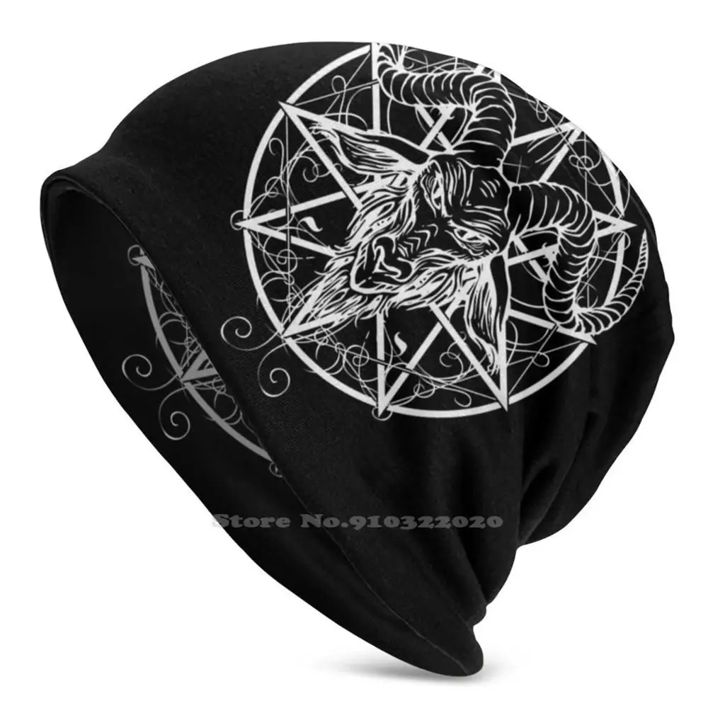 

Baphomet Goat Unisex Cap Windproof Thin Hats For Men Women Child Baphomet Devil Satan Occult 666 Demon Goat Satanic Satanist