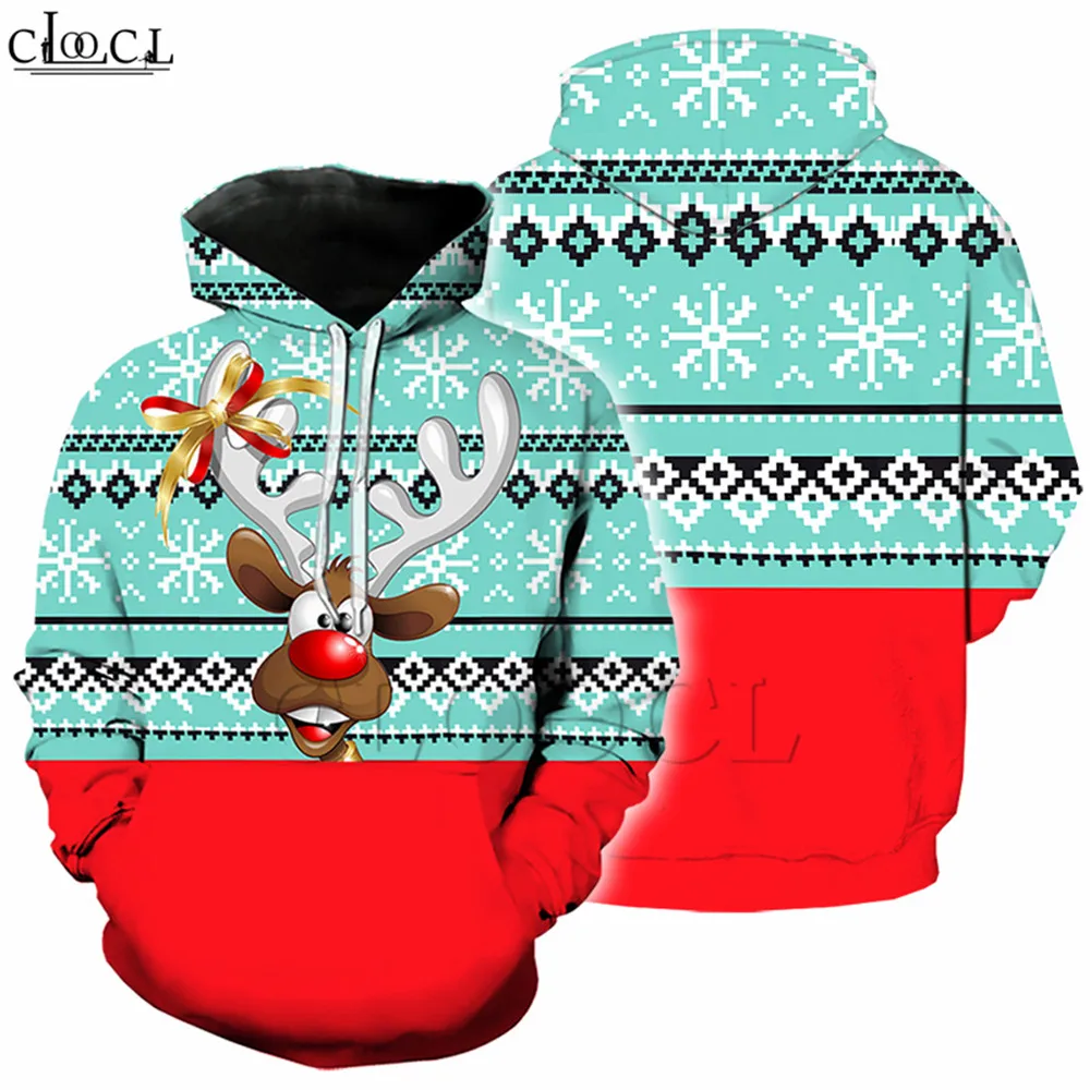 Merry Christmas Мужская Женская Футболка Harajuku 3D принт Jingle Bell Рождественский северный