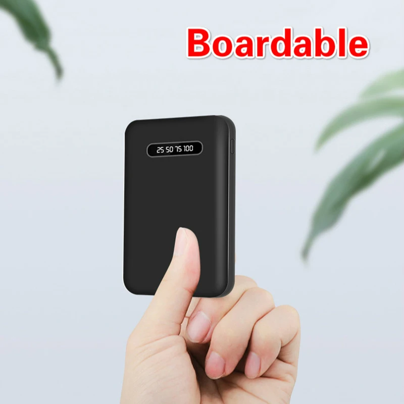 30000mAh банк силы Быстрая зарядка мини LCD цифровой дисплей телефон внешний