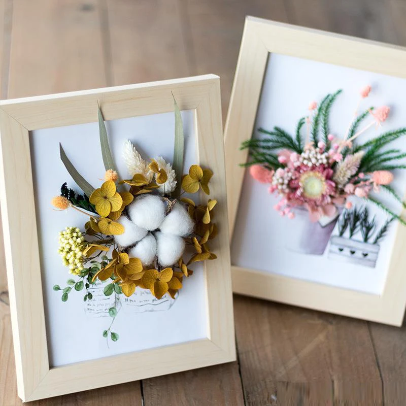 Настоящие сухие цветы растения для ароматерапии свечи кулон из эпоксидной смолы