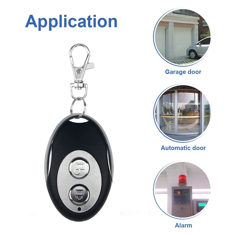 kebidu 433MHZ Remote Control 2 Channel For Garage Gate Door Opener Clone Cloning Code Key Duplicator | Электроника