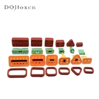 2050100200500 pcs deutsch connector accessories apron sealing rubber buckle for dt 2346812pin male female connector