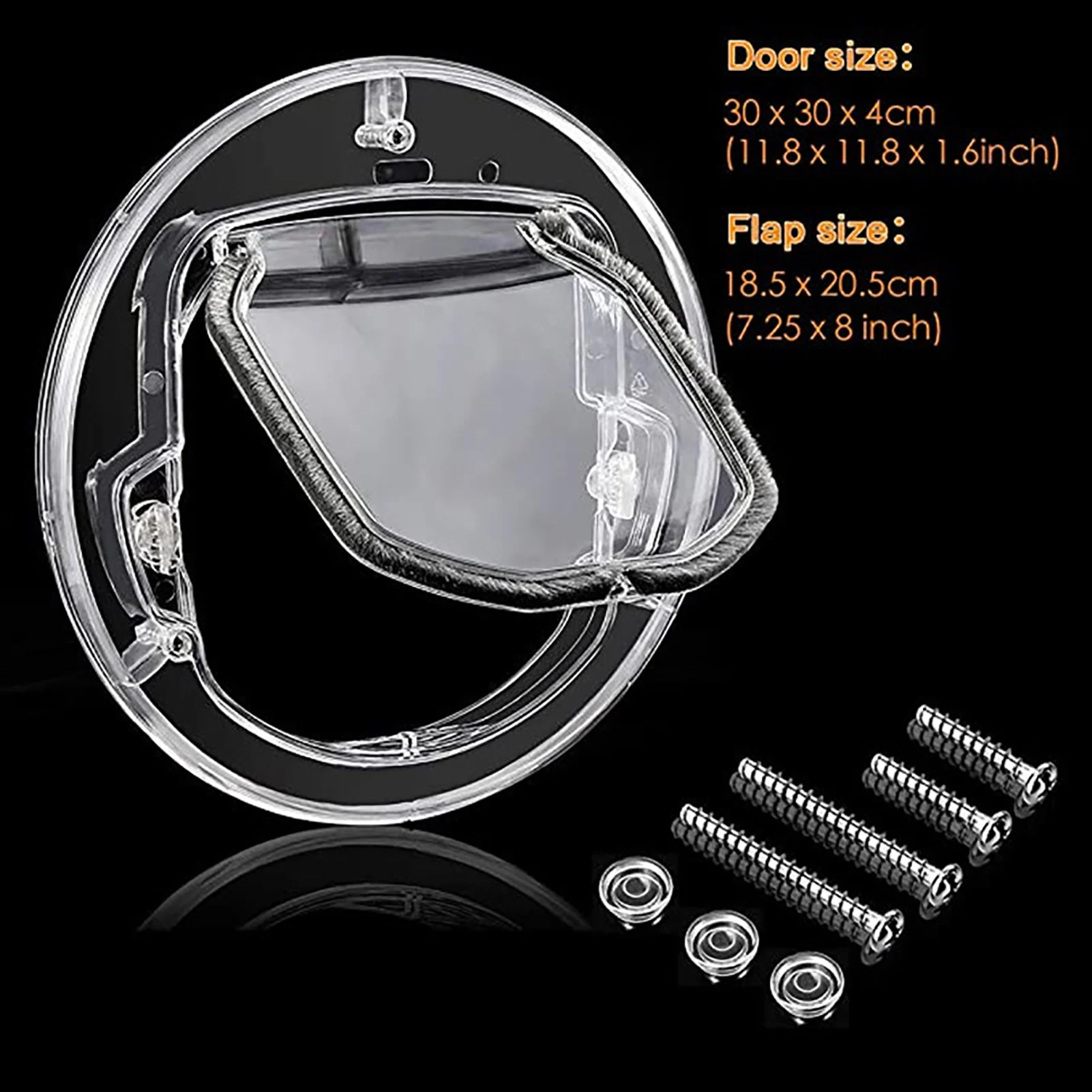 

New Hot Selling Cat Flap Pet Door Controllable In-and-out Direction Dog Door Pet Playing Toys Dog Training Doors