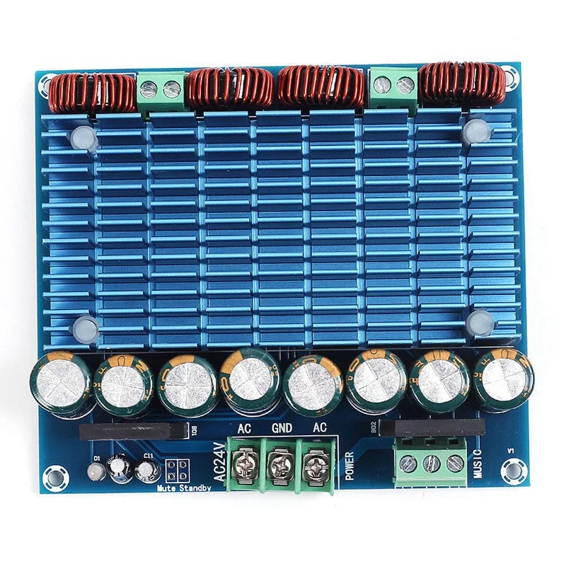 

XH-M252 Digital Power Amplifier Board TDA8954TH Dual-Chip Class D 420Wx2 High-Power Audio Power Amplifier Board