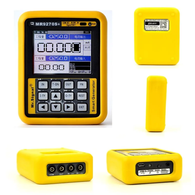 MR9270S+ 4-20mA Signal Generator Transmitter Thermal Resistance Thermocouple Paperless Recorder Current Voltage |