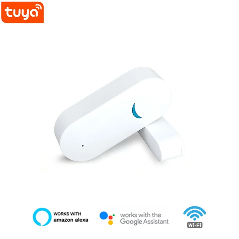 

Wi-Fi Смарт дверная и оконная сигнализация Сенсор детектор Tuya/приложение Smart Life дистанционного Управление умный дом Голосовая работа с Alexa Google...