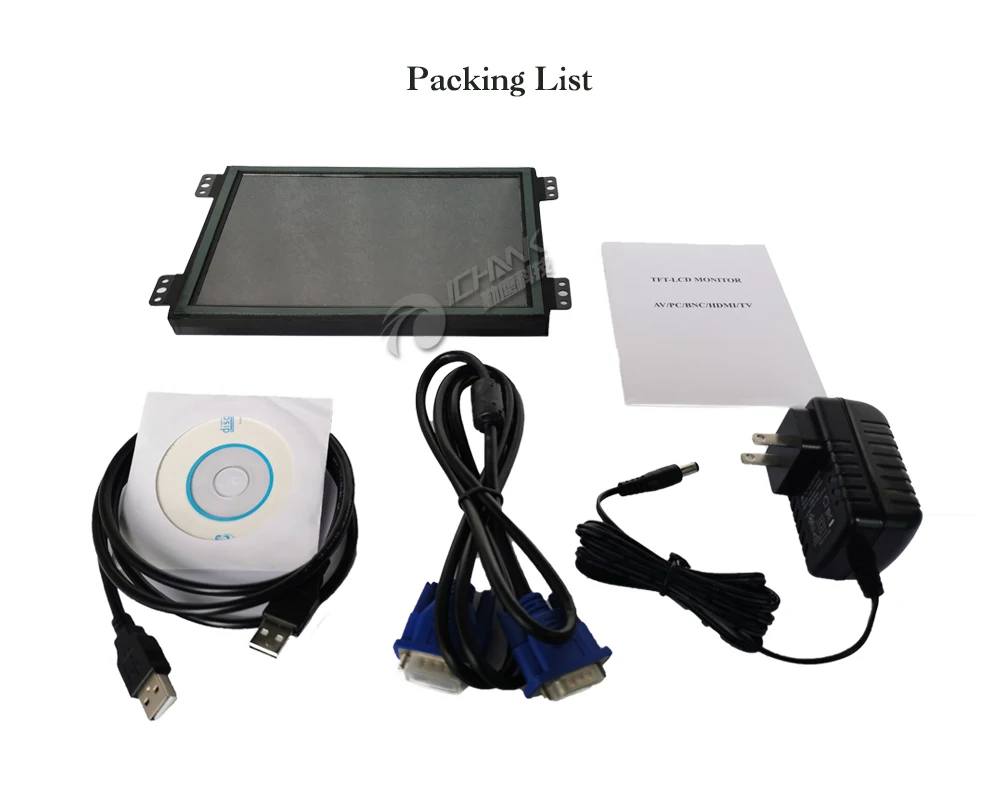 ZK080TC-LR2/8 дюймов 1024x768 HD VGA HDMI металлическая открытая Встроенная рамка промышленное медицинское оборудование сенсорный монитор ЖК-экран