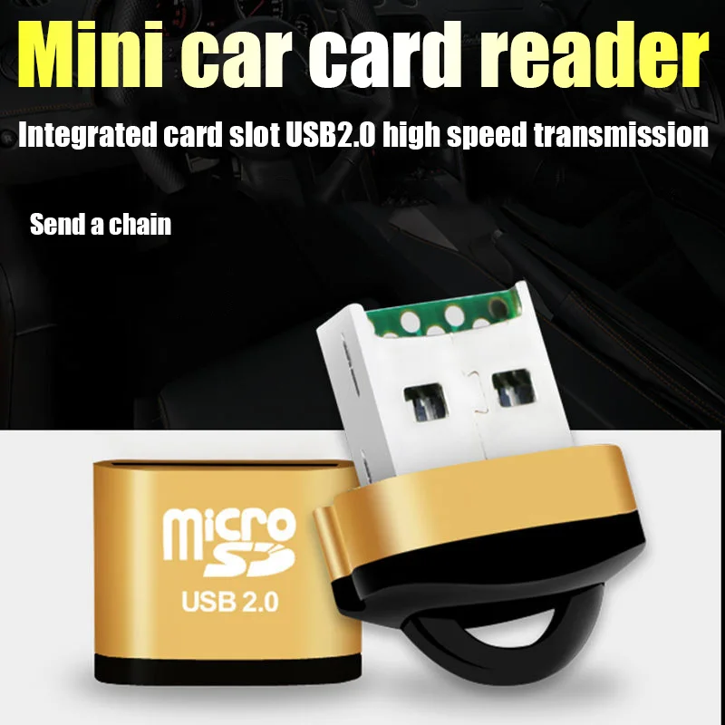 Высокоскоростной мини-кардридер USB кардридер TF Micro SD адаптер карты памяти для