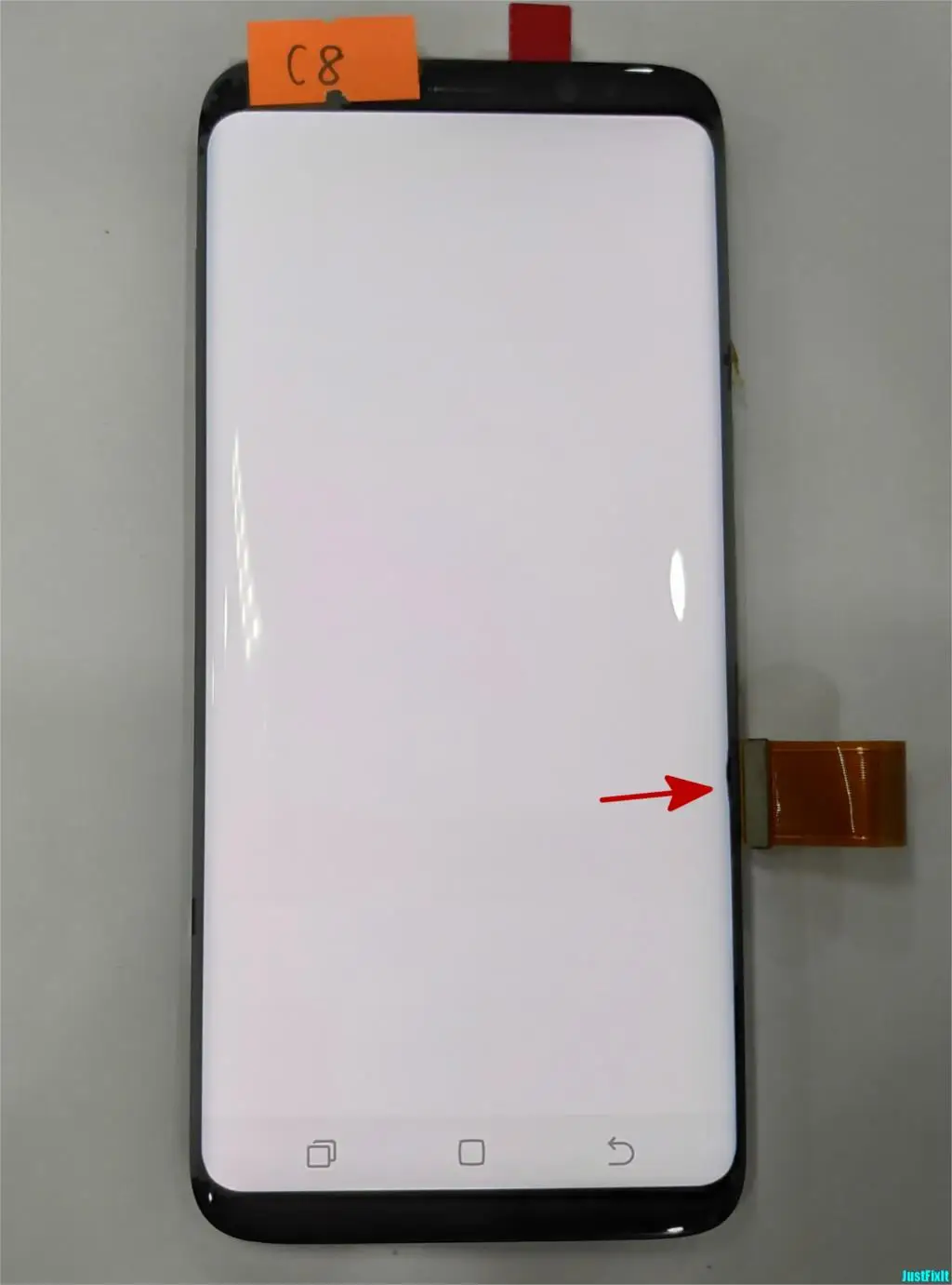 C8 Супер AMOLED экран для samsung Galaxy S8 G950F G950A G950FD черный ЖК-дисплей сенсорный экран дигитайзер - Цвет: C8