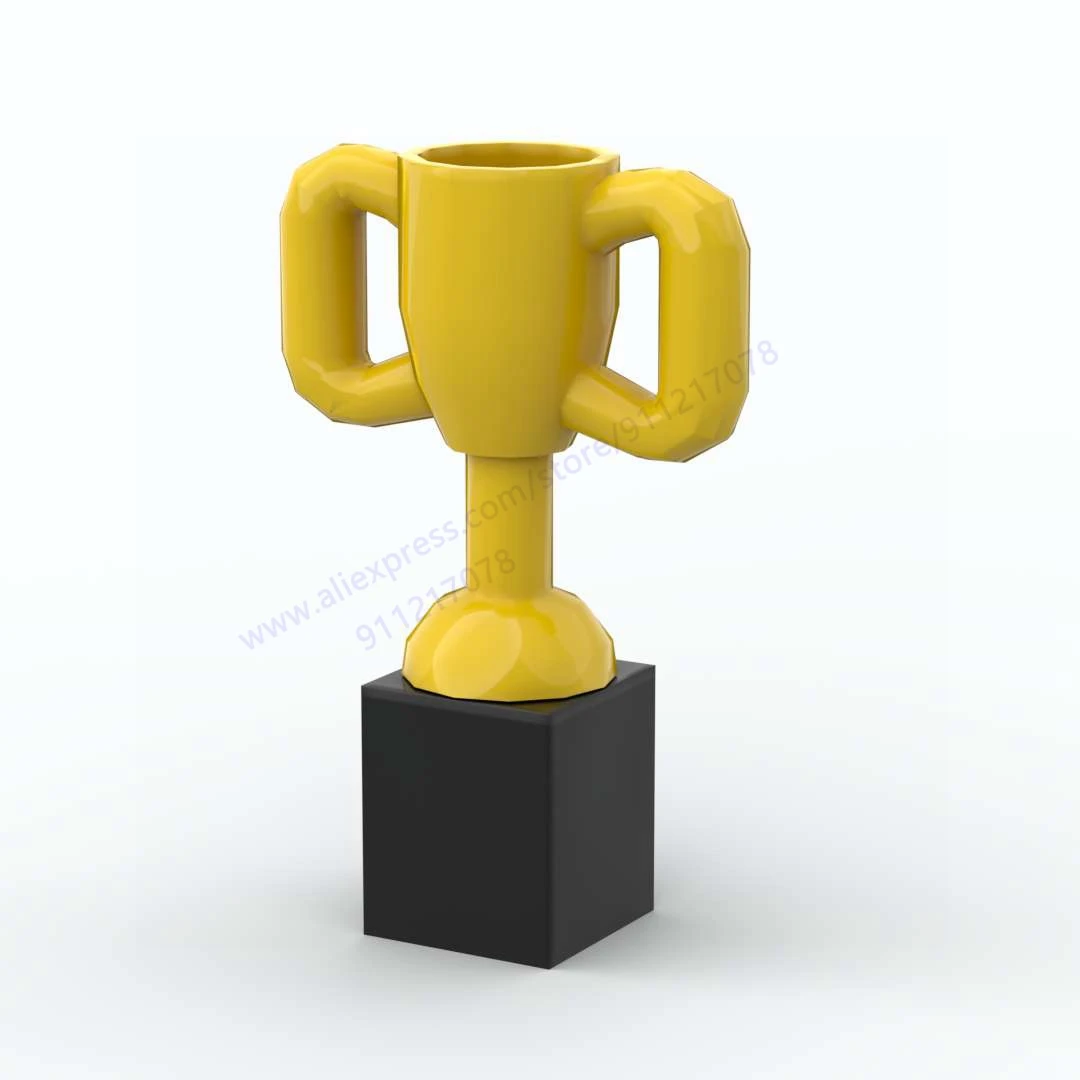 

Building Block Toys Trophy for Figures Prize Champion Runner-up Trophy Educational Children Kids Birthday Gift 10set