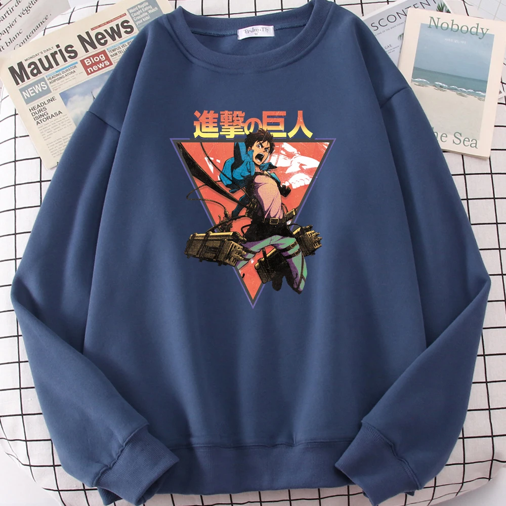 

Одежда в стиле аниме, мужская толстовка с капюшоном с капюшоном Attack on Titan, мужские толстовки с капюшоном, уличная мода, с капюшоном и круглым ...