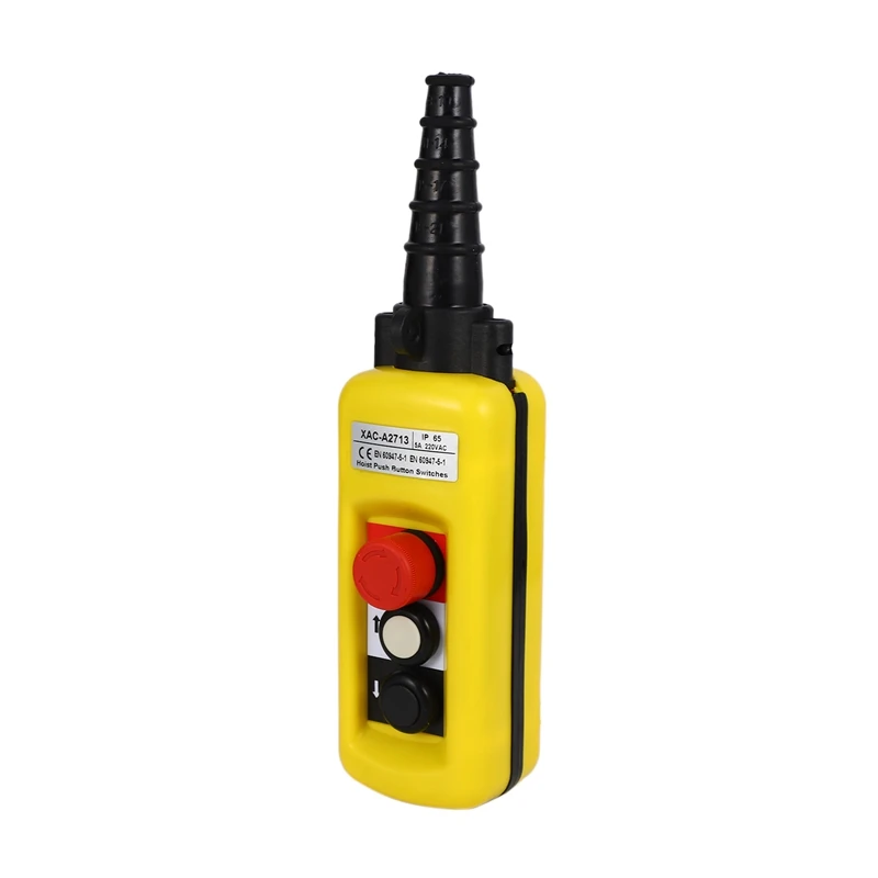 Hot XAC-A2713 Crane Lift Switch Button Emergency Stop 2 Single Speed with | Инструменты