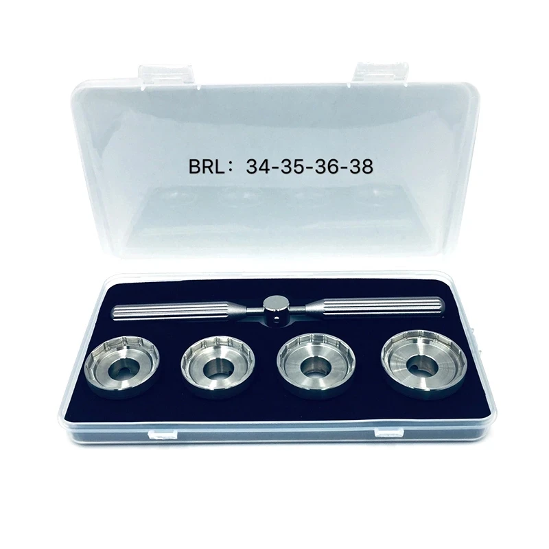 1 Set All-steel Case Tool Screw Back Watch opener for Breitling Watch 34mm 35mm 36mm 38mm Watch Repair Tools Case Screw