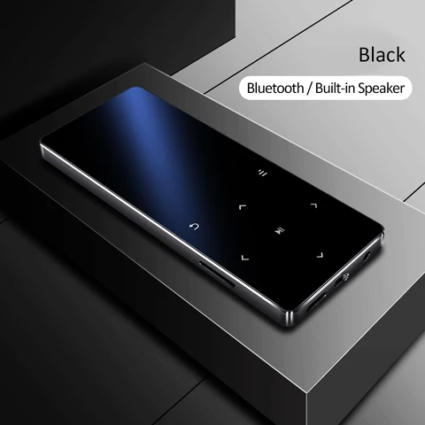 MP4 плеер с bluetooth наушники металлические наушники mp3 mp4 плеера Портативный MP4 медиа slim с 1,8 дюймов сенсорные клавиши fm Радио Видео плеер Hifi MP 4