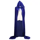 Накидка на Хэллоуин Death Cos волшебник, ведьма Prince, накидка принцессы, Золотая Бархатная накидка с капюшоном