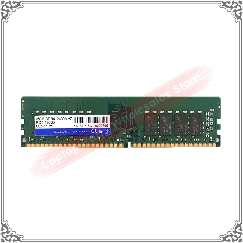 Память RAM 16GB DDR4 2400MHZ PC4-9200 CL17 1 2 V STP16G-18000745 ddr 4 PC памяти для настольных ПК ноутбука |