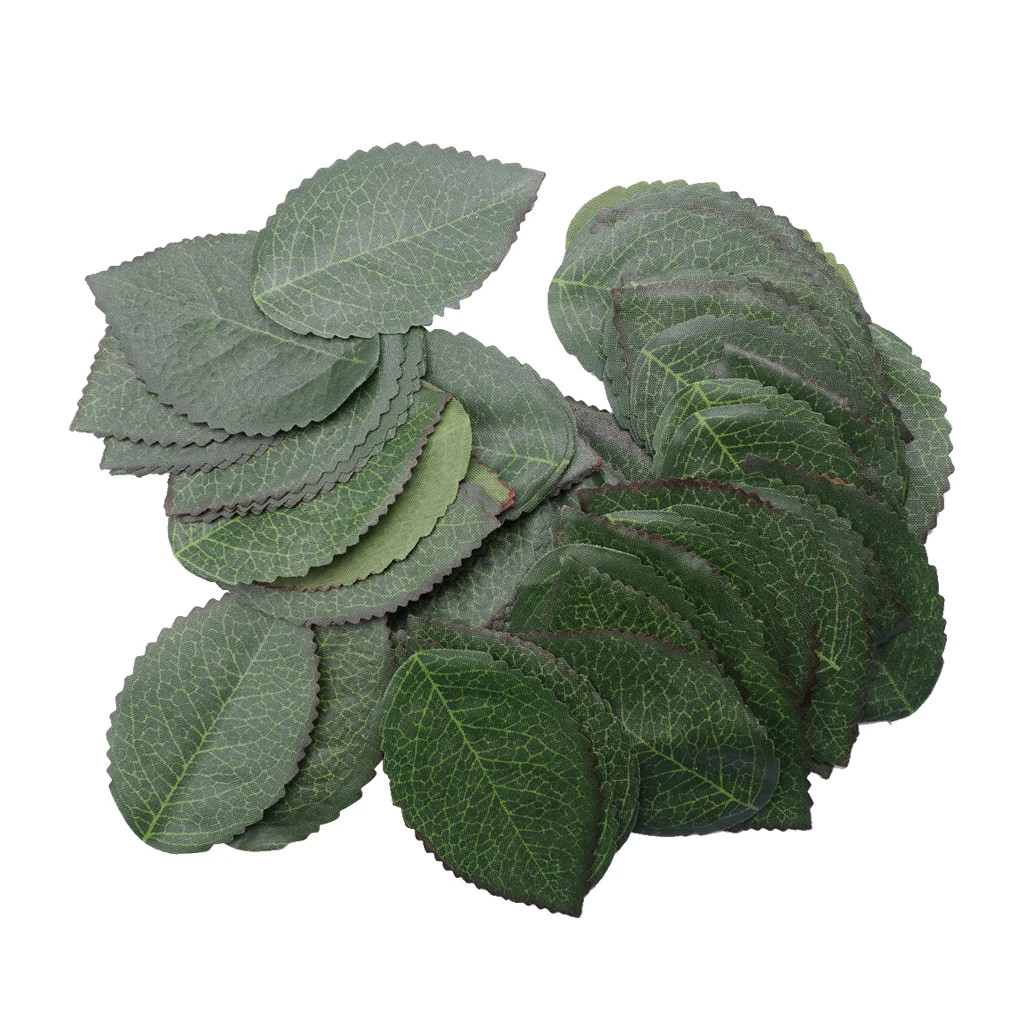 

100x искусственные листья роз, центральный декор для свадебной рождественской вечеринки, поделки «сделай сам»