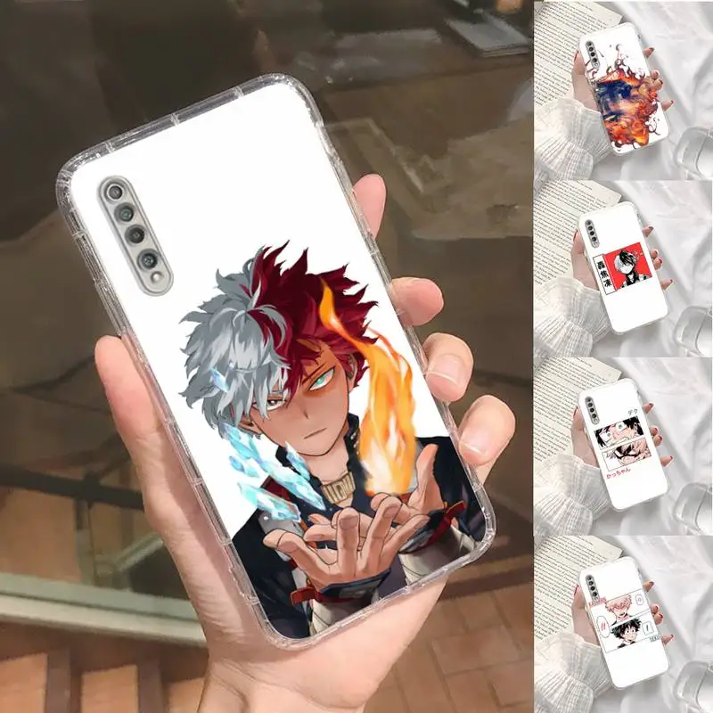 

My hero academia Phone Case Transparent For Xiaomi Redmi note 3 9 7 4 8 8T 10 CC9E 11ULTRA T lite PLAY pro 4G 5G Shell Cover