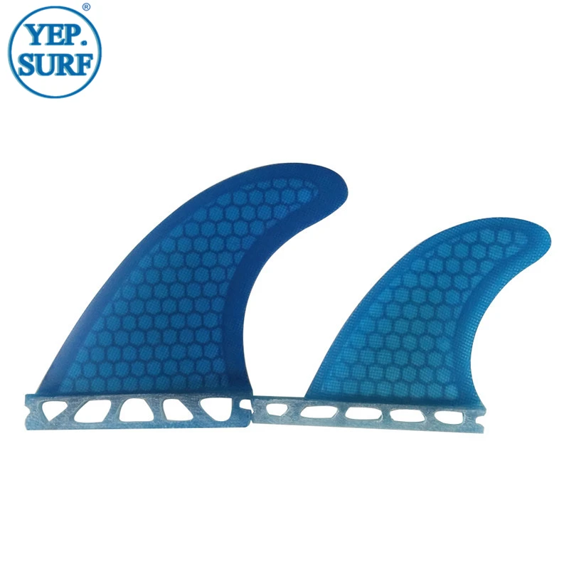 Одиночные вкладки M + GL синий плавник для серфинга набор четырехплавников из