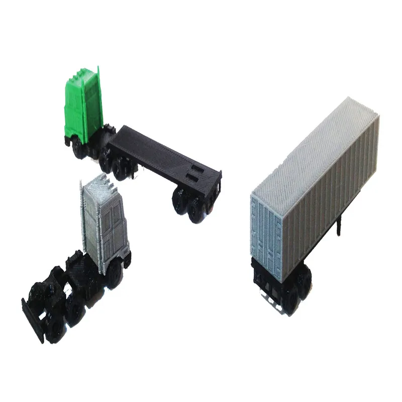 Модель железной дороги сцена N соотношение 1:160 грузовик 4 шт. груза с комплектом