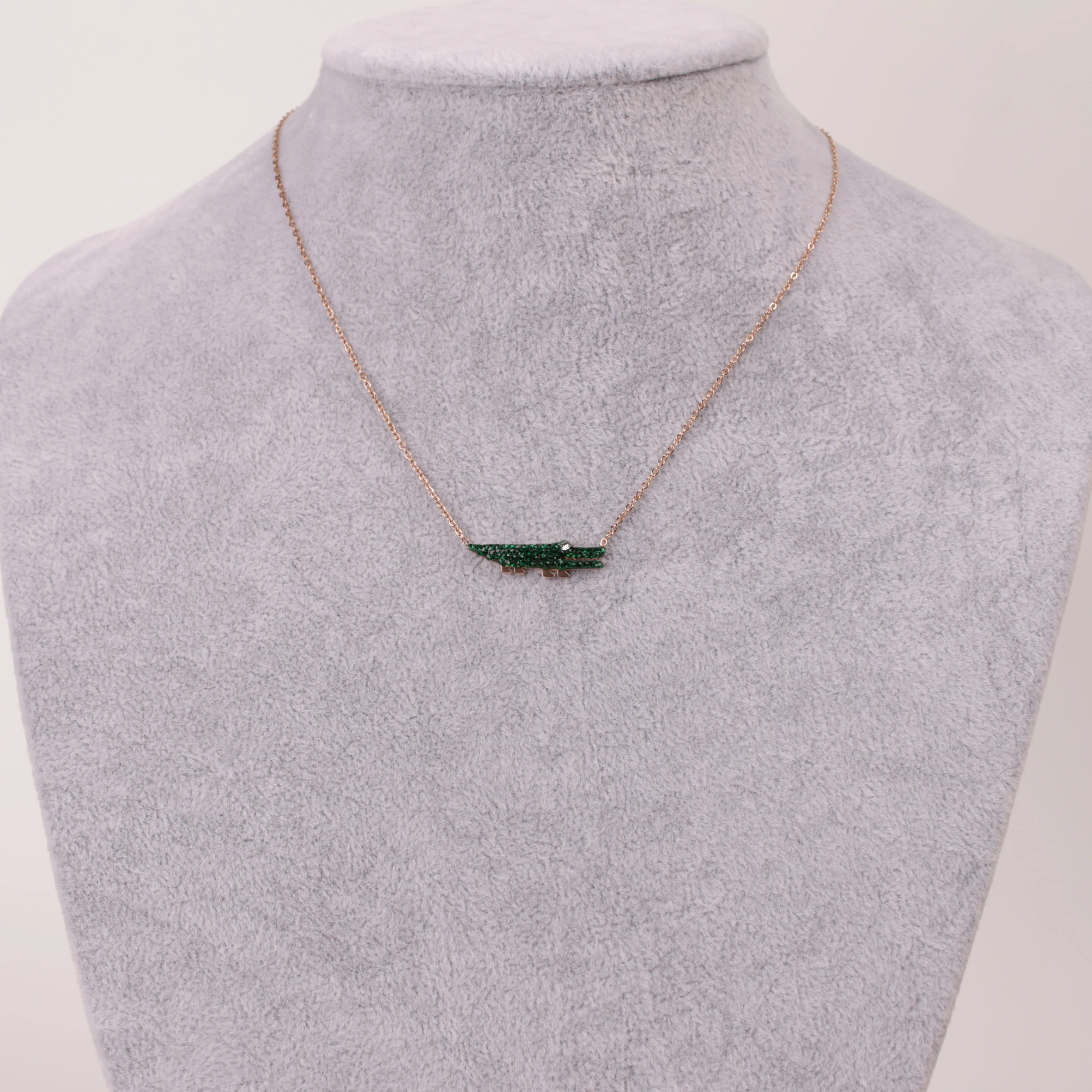 Женское колье из нержавеющей стали fengnee роскошное ожерелье с кулоном в виде