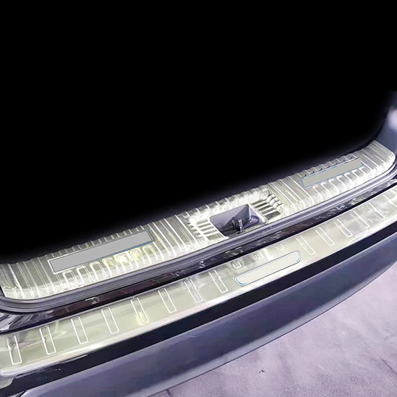 Для Toyota Highlander XU70 2020 2021 Нержавеющая Задняя Крышка багажника внутренний и внешний
