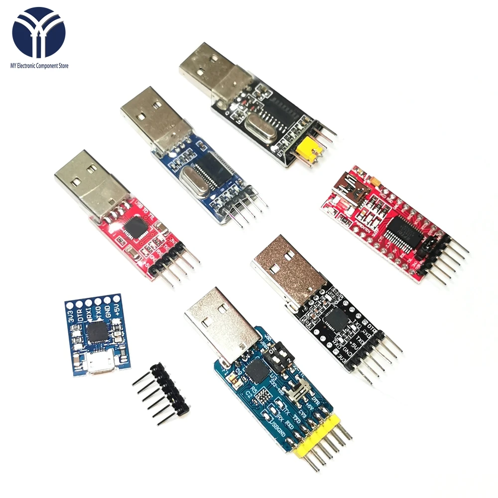 CP2102 USB 2.0 to UART TTL 5PIN Connector Module Serial Converter STC Replace FT232 CH340 PL2303HX MICRO for aduino | Электронные