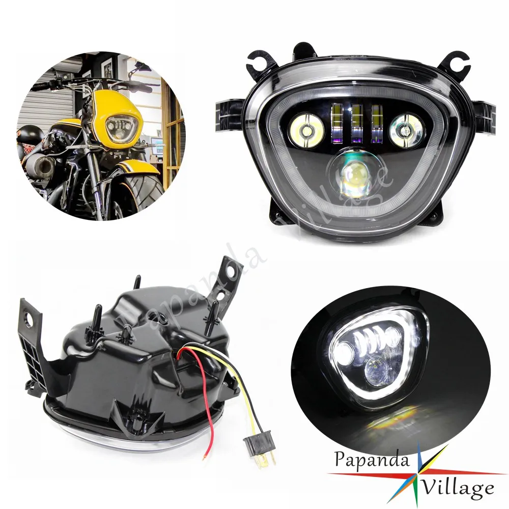 Светодиодный налобный фсветильник DRL дальний и ближний свет хосветильник вой