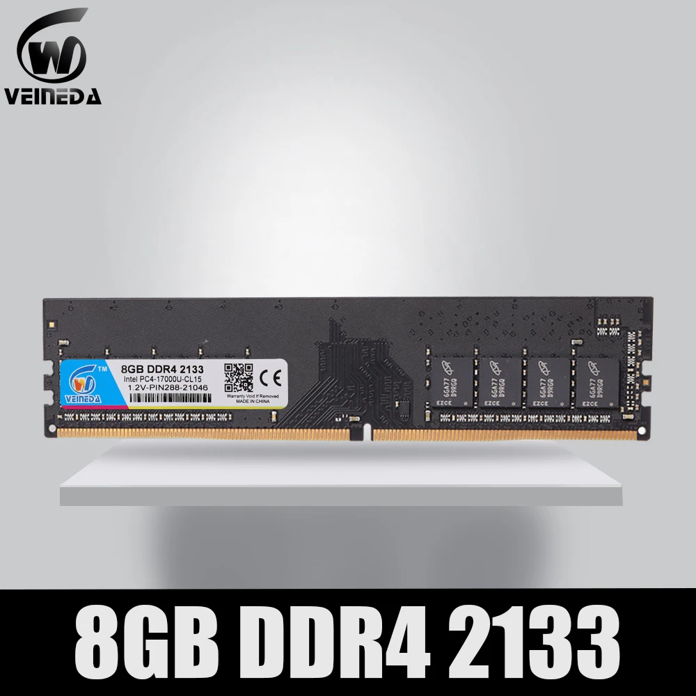 Оперативная память VEINEDA dimm для рабочего стола ddr4 8 Гб памяти 2133 2400 2666 МГц 1,2 в поддержка материнской платы ddr4