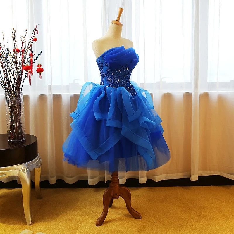 2022 короткие платья с аппликацией для Quinceanera бальное платье кружевной вышивкой