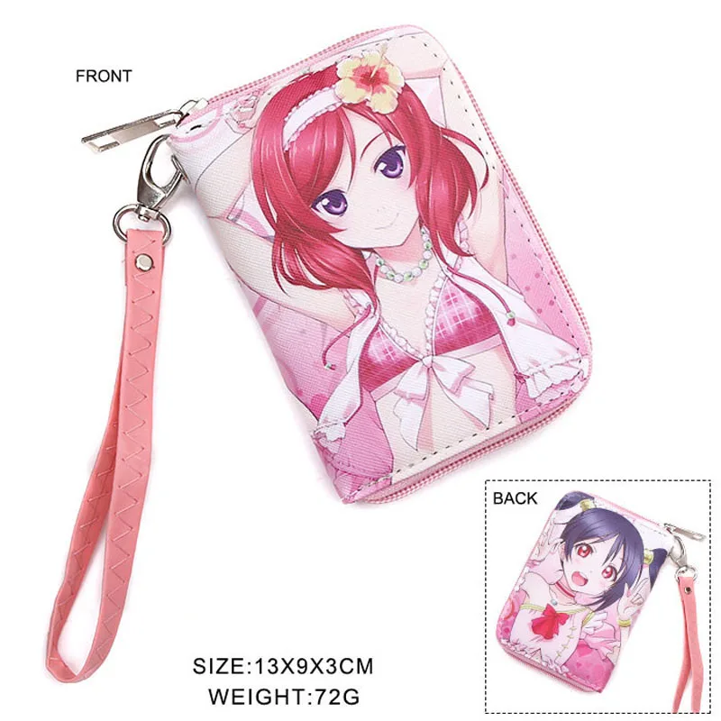 

Аниме Lovelive Yazawa Nico PU короткий кошелек Nishikino Maki Кошелек для монет