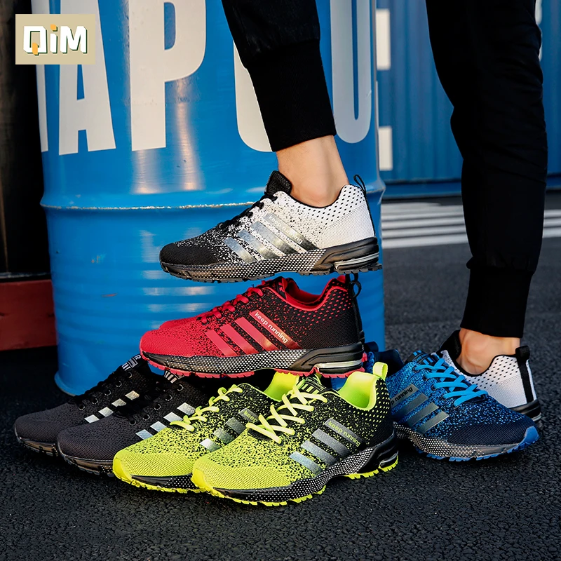 

QIM Fashion Men Sneakers Mesh Casual Shoes Lac-up Mens Shoes Lightweight Shoes Walking Running shoes