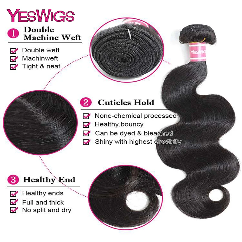 Волпряди перуанские волнистые пучки волос Remy длинные волосы 26 28 дюймов