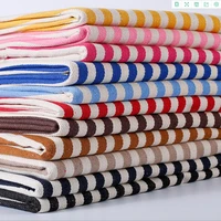 cotton and linen striped yarn dyed jacquard fabric is used for shopping bags storage bags shoes and hats handicrafts pillow