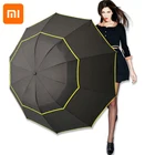 Зонт Xiaomi 130 см, мужской, женский, ветрозащитный, большой, от солнца, 3 сложения