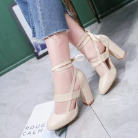 new style women summer dress shoes pumps high heels pointed toe slip on sexy concise party office style shoes