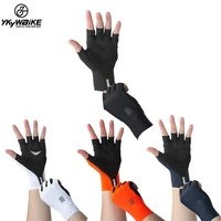 ykywbike cycling gloves mtb bike gloves sports half finger bicycle goves men women breathable shockproof gloves