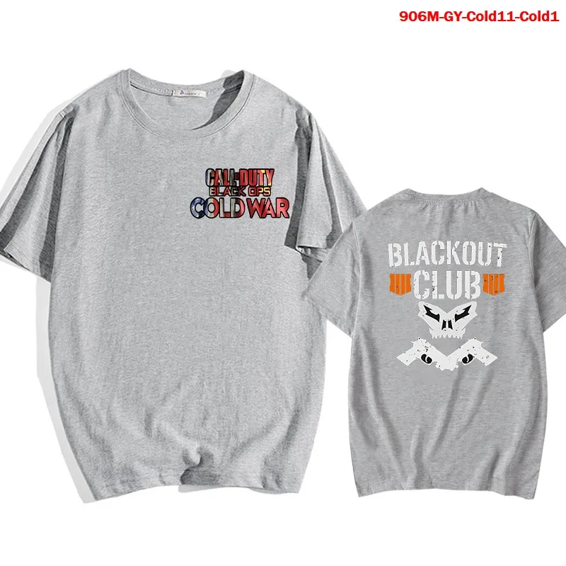 

Summer Oversized T Shirt Men Fashion Print Short Sleeve Tees Boys Harajuku Call of Duty Black Ops Cold War Tee Shirts Boys Girls