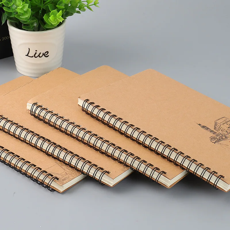 Винтажная Обложка из крафт бумаги для путешествий дневника блокнота офиса школы