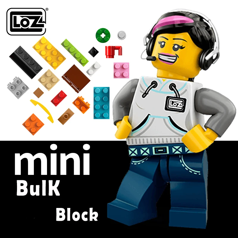 

DIY MOC loz mini size whosesale factory price bulk building blocks good choice children's enlightenment toys for children gifts