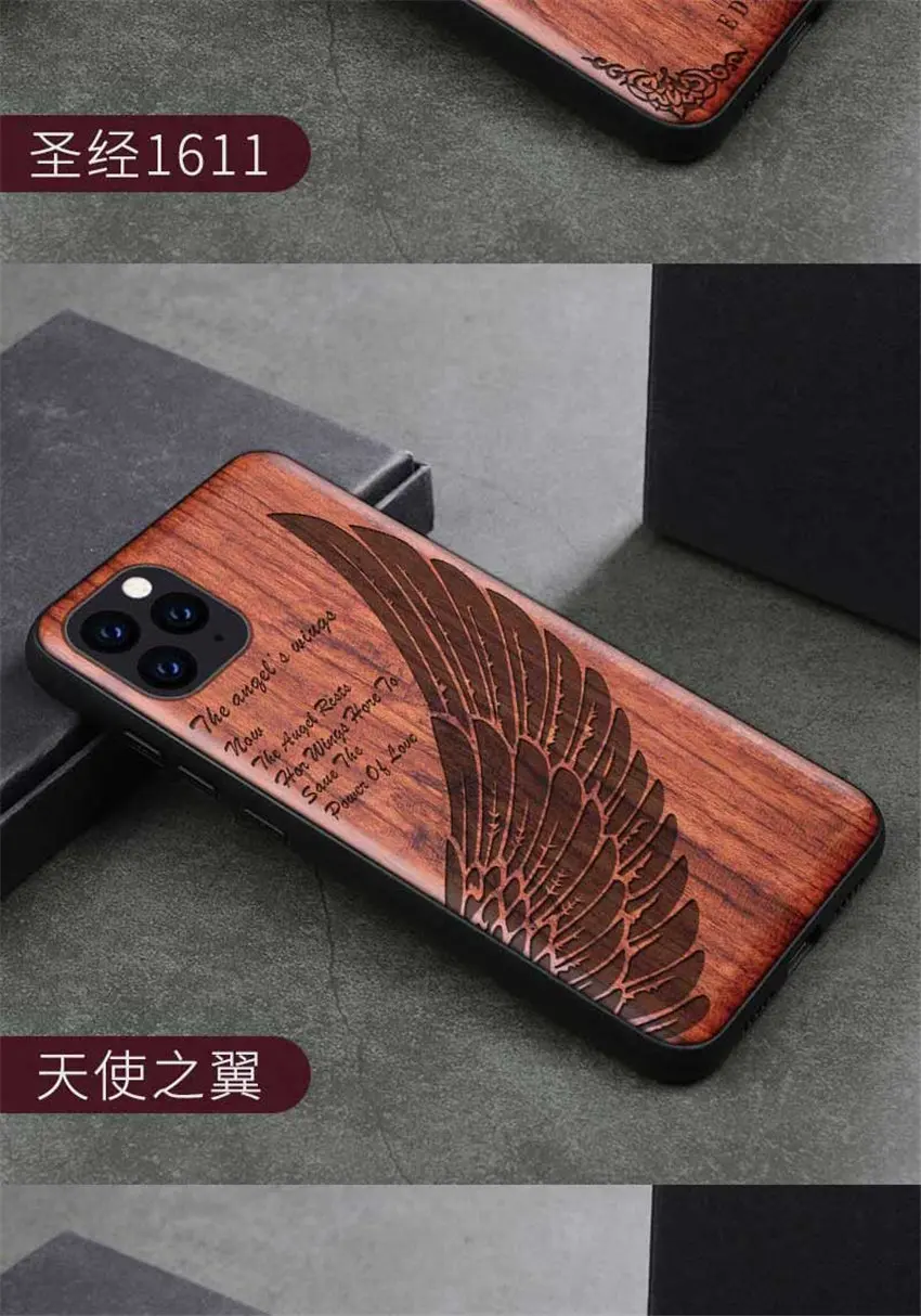 Чехол для телефона iPhone 11 iPhone11 Pro, чехол из ТПУ Boogic Wood для iPhone X XR XS Max 8 7 6 6s plus, аксессуары для телефонов